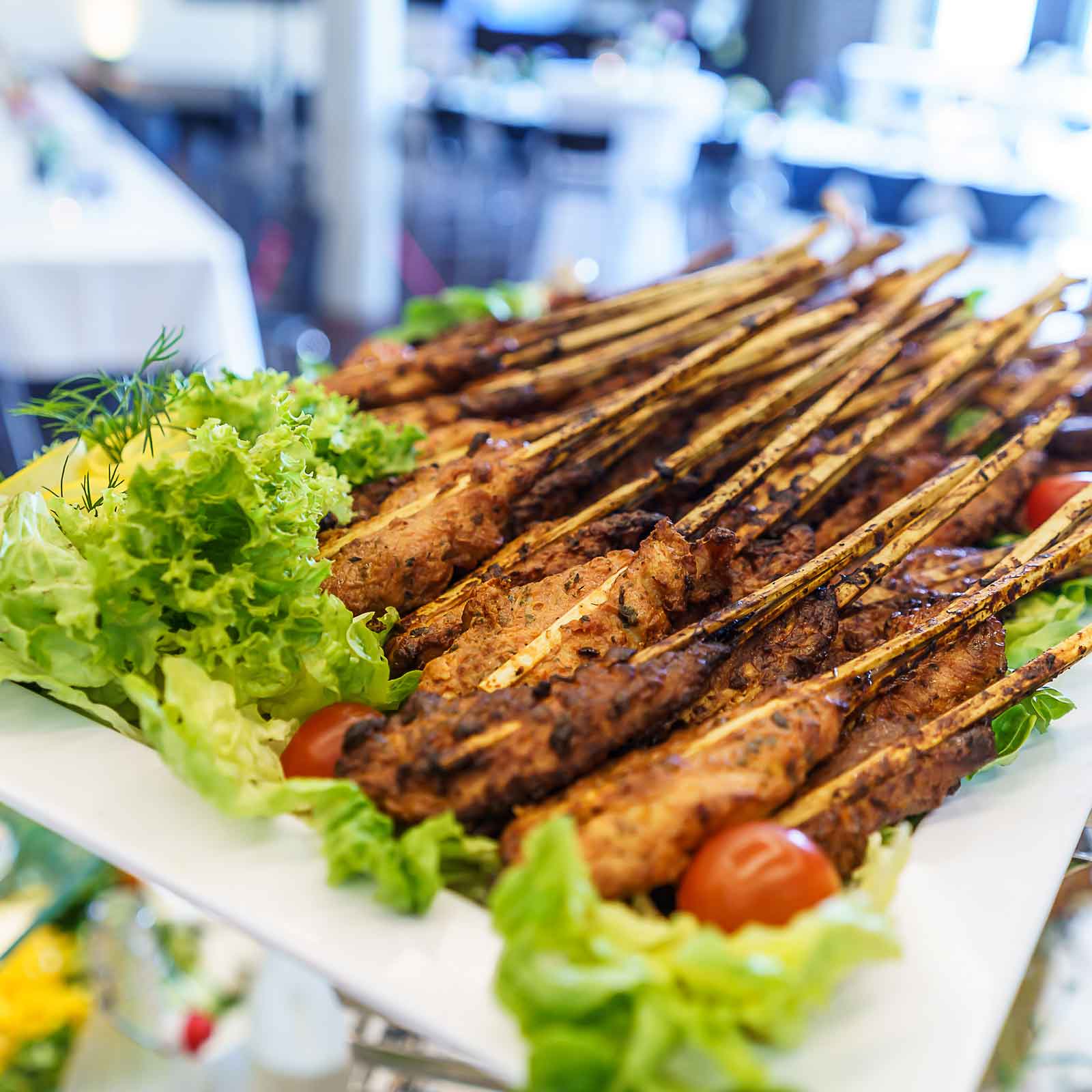 Mediterraner Hähnchenspieß