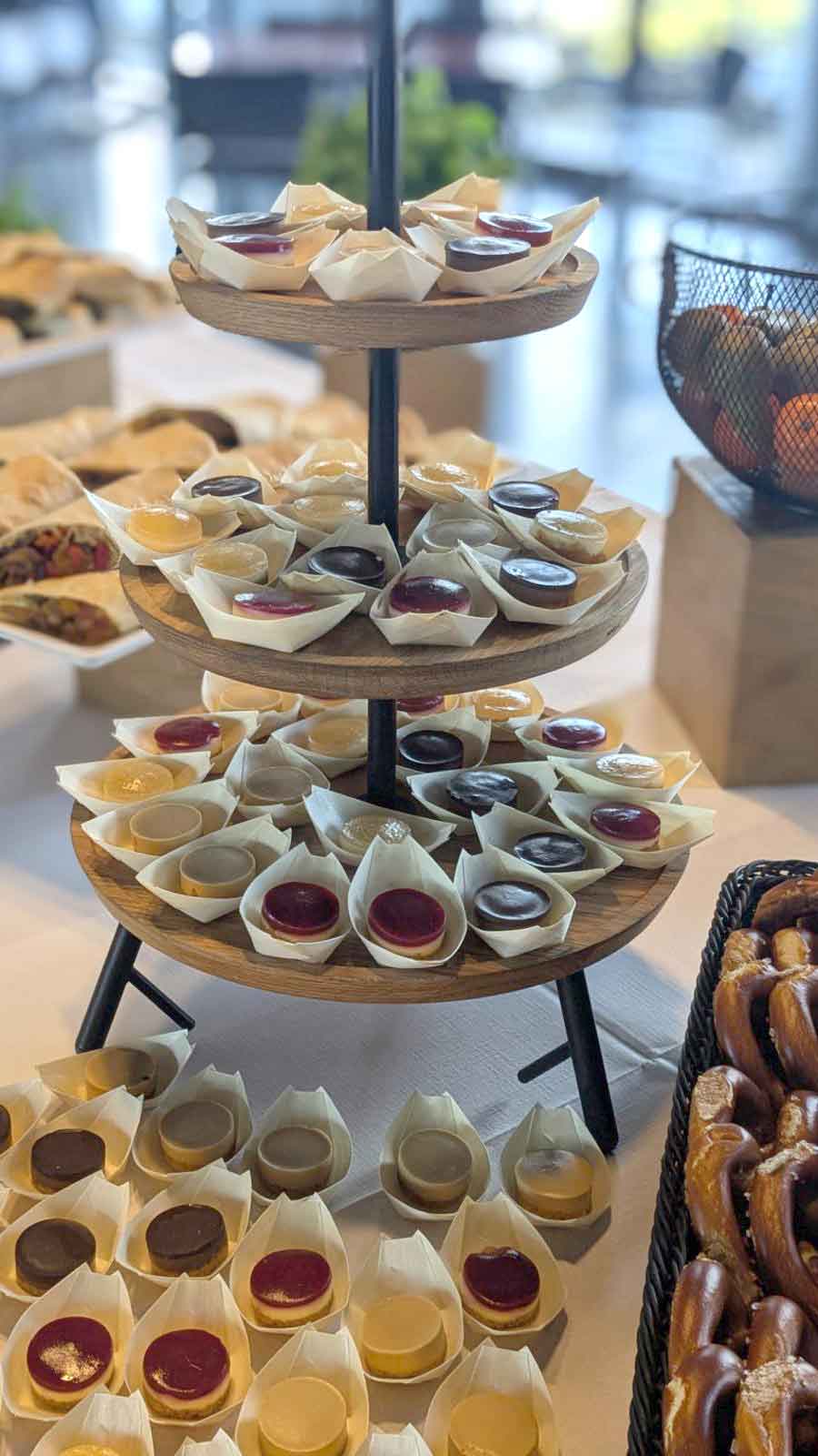 Bunte Mini Cheese Cake